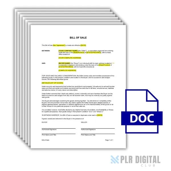 Business & Legal Templates